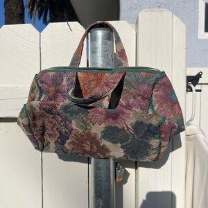 Floral Tapestry Handbag